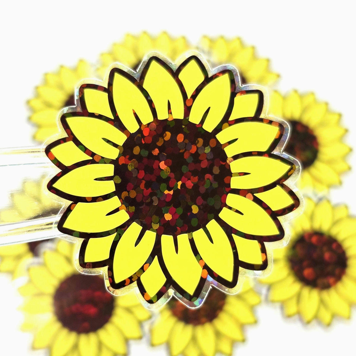 Sunflower Die-Cut Sticker Set for garden journals, planners, laptops and tumblers