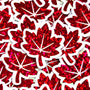 Maple Leaf Die-Cut Sticker Set for Autumn and Halloween craft projects, fall seasonal decor, ID badge stickers