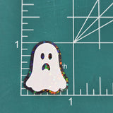 Ghosts Die Cut Sticker Set for Halloween crafts, Trick or Treat bags, spooky season stickers.