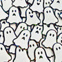 Ghosts Die Cut Sticker Set for Halloween crafts, Trick or Treat bags, spooky season stickers.