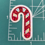 Christmas Candy Canes Die Cut Sticker Set for holidays crafts, projects, scrapbook page embellishments.