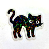 Halloween Cats Die Cut Sticker Set for Crafts, Greeting Cards, Journals and Scrapbook Pages.