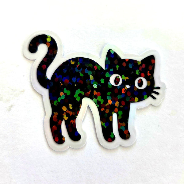 Halloween Cats Die Cut Sticker Set for Crafts, Greeting Cards, Journals and Scrapbook Pages.