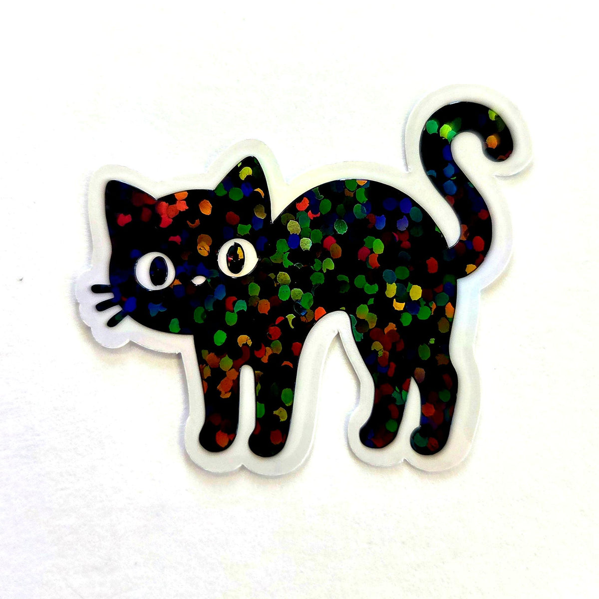 Halloween Cats Die Cut Sticker Set for Crafts, Greeting Cards, Journals and Scrapbook Pages.