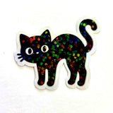 Halloween Cats Die Cut Sticker Set for Crafts, Greeting Cards, Journals and Scrapbook Pages.