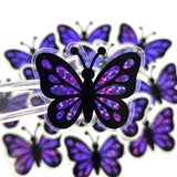 Purple Butterfly Stickers Set