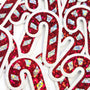 Christmas Candy Canes Die Cut Sticker Set for holidays crafts, projects, scrapbook page embellishments.