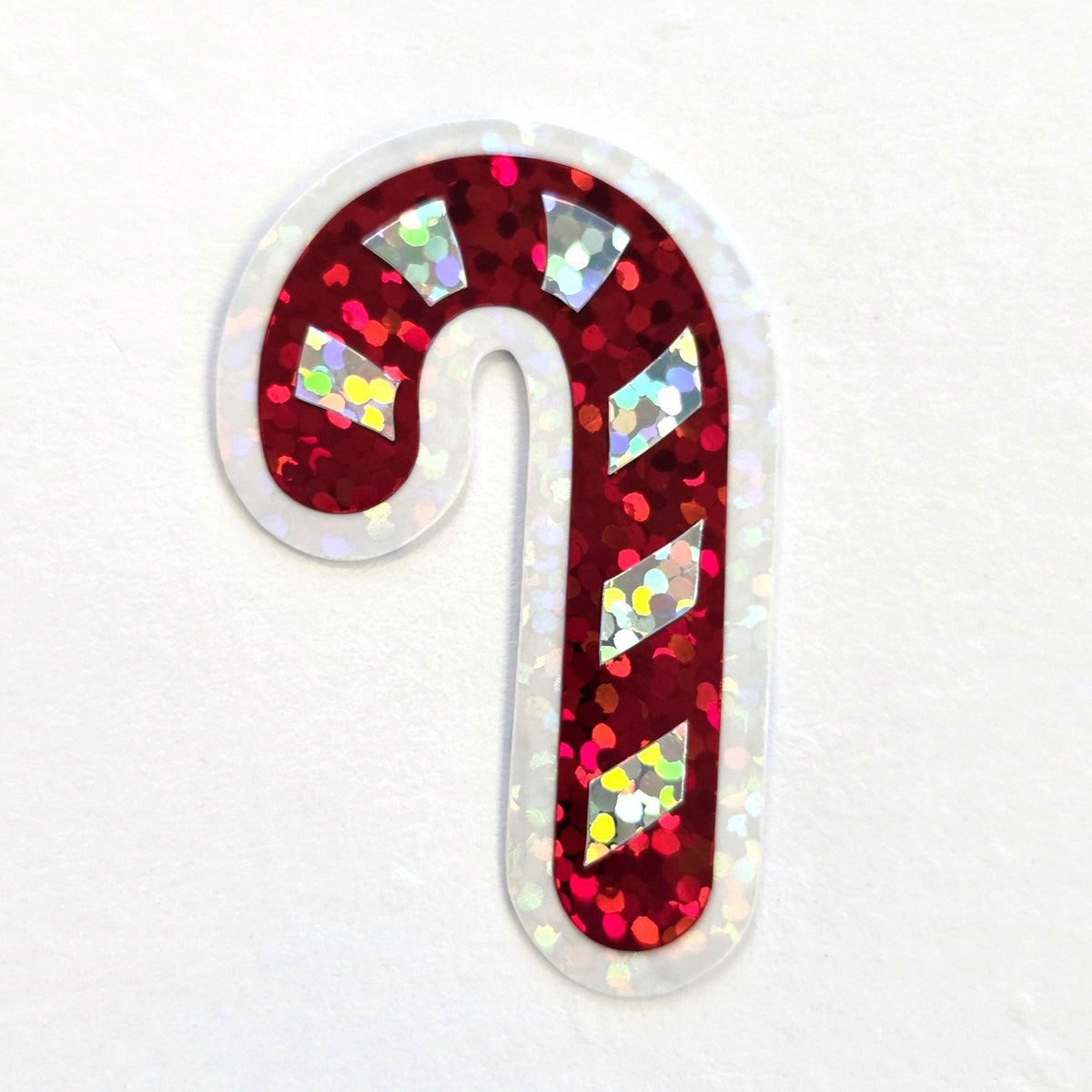 Christmas Candy Canes Die Cut Sticker Set for holidays crafts, projects, scrapbook page embellishments.
