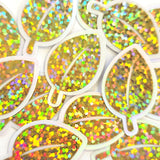 Glitter Fall Leaves Die Cut Stickers, Autumn Journal Planner Embellishments