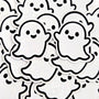 Cute Halloween Ghosts Die Cut Sticker Set for crafts, Trick or Treat bags, fall decor, spooky season stickers.