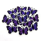Purple Butterfly Stickers Set