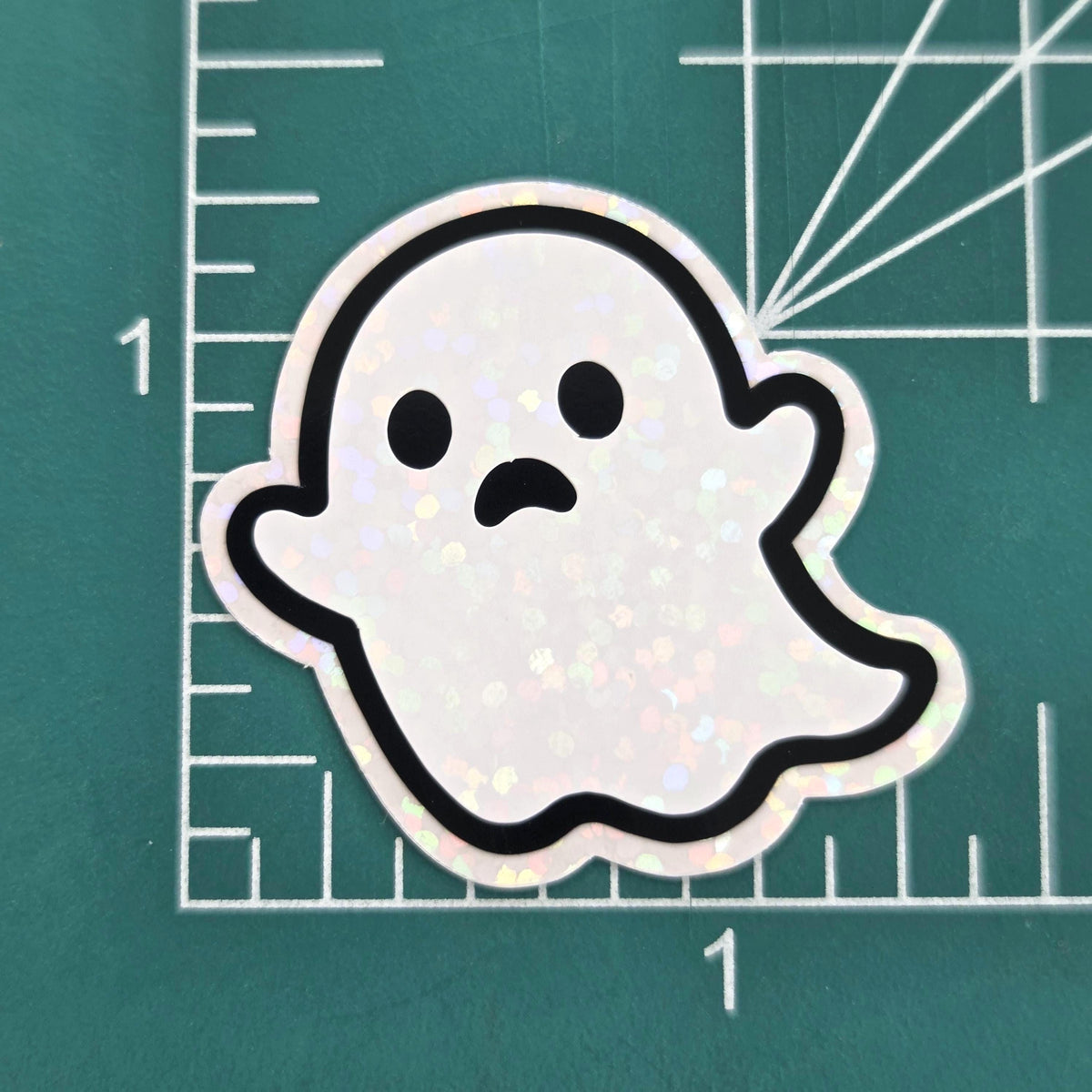 Halloween Ghosts Die Cut Sticker Set for crafts, Trick or Treat bags, fall decor, spooky season stickers.