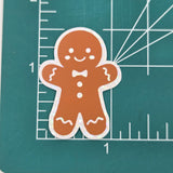 Gingerbread Cookies Die Cut Sticker Set for Christmas Crafts, Holiday Cards and Bakery Gift Tags