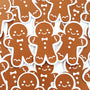 Gingerbread Cookies Die Cut Sticker Set for Christmas Crafts, Holiday Cards and Bakery Gift Tags