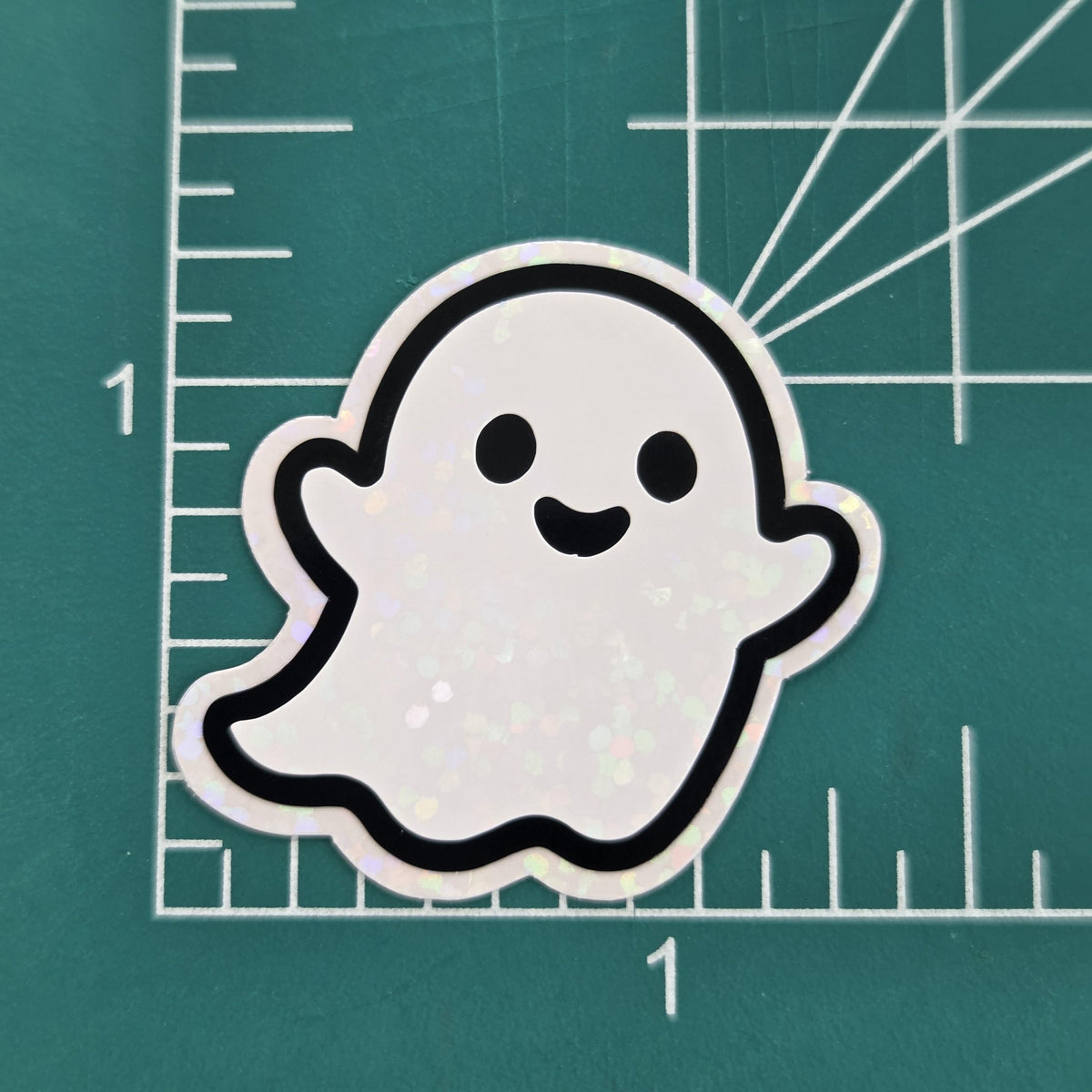 Cute Halloween Ghosts Die Cut Sticker Set for crafts, Trick or Treat bags, fall decor, spooky season stickers.