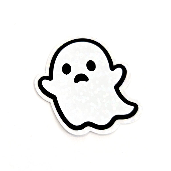 Halloween Ghosts Die Cut Sticker Set for crafts, Trick or Treat bags, fall decor, spooky season stickers.