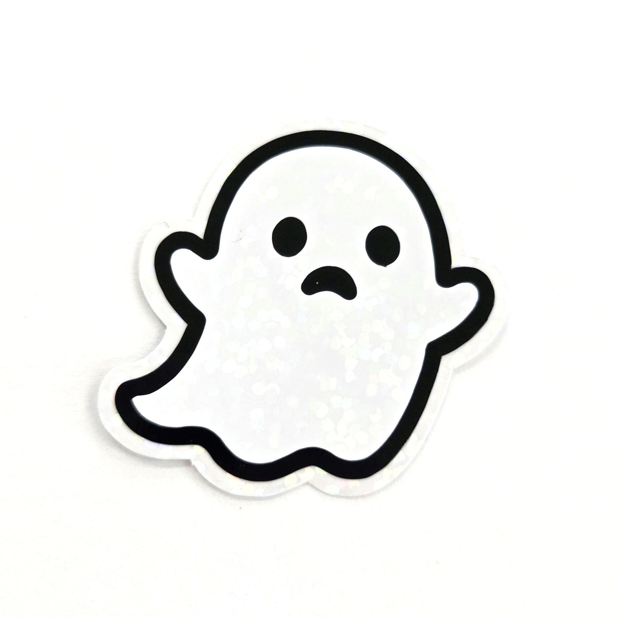 Halloween Ghosts Die Cut Sticker Set for crafts, Trick or Treat bags, fall decor, spooky season stickers.