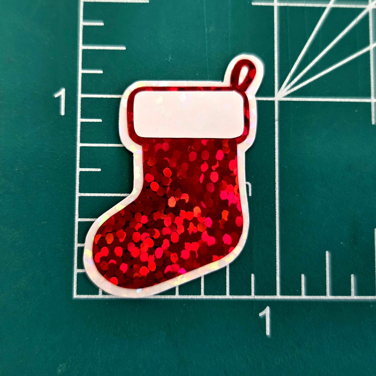 Christmas Stockings Die Cut Stickers, Holiday Cards, Journal and Planner Embellishments