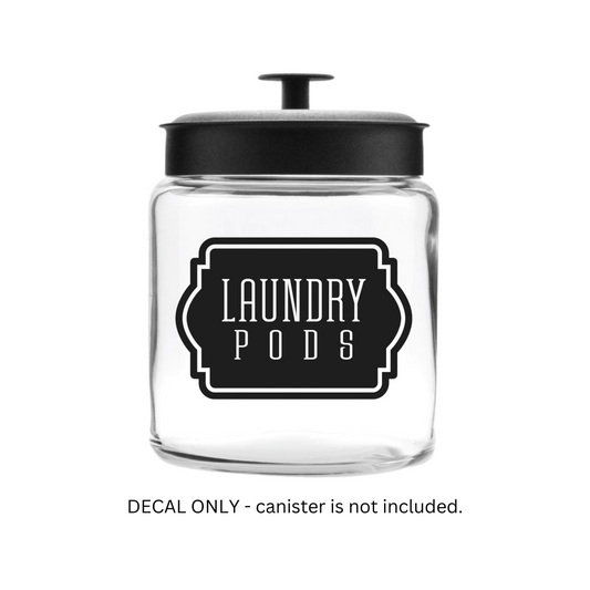 Laundry Pods Decal