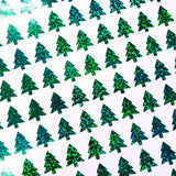 Pine Tree shaped Glitter Stickers
