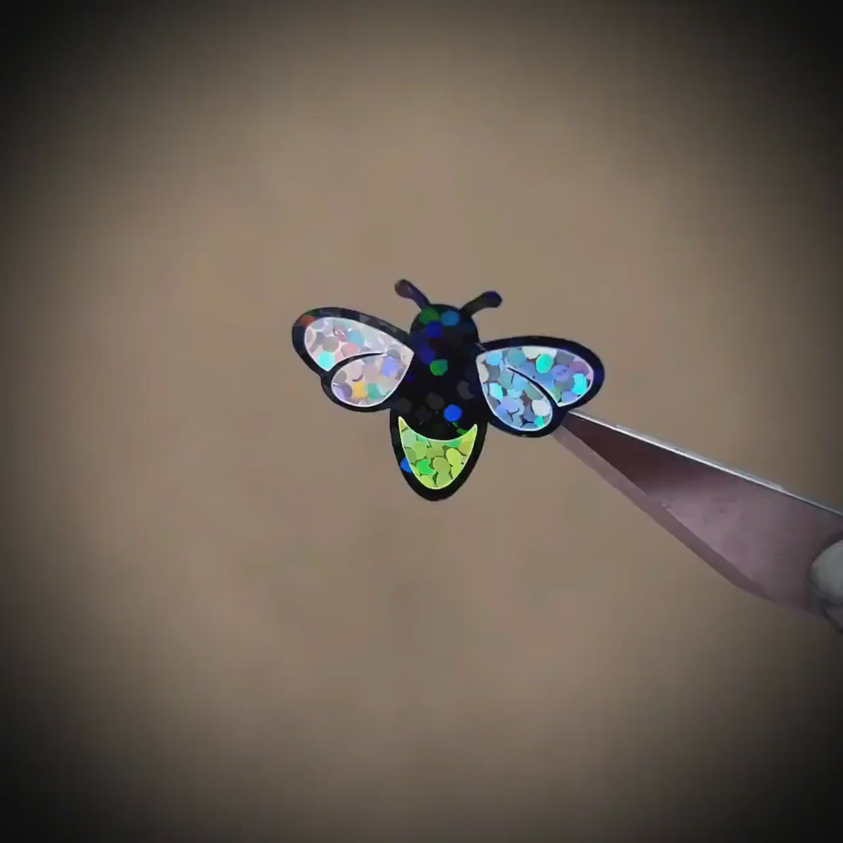 Lightning Bug Stickers, set of 35 firefly decals.