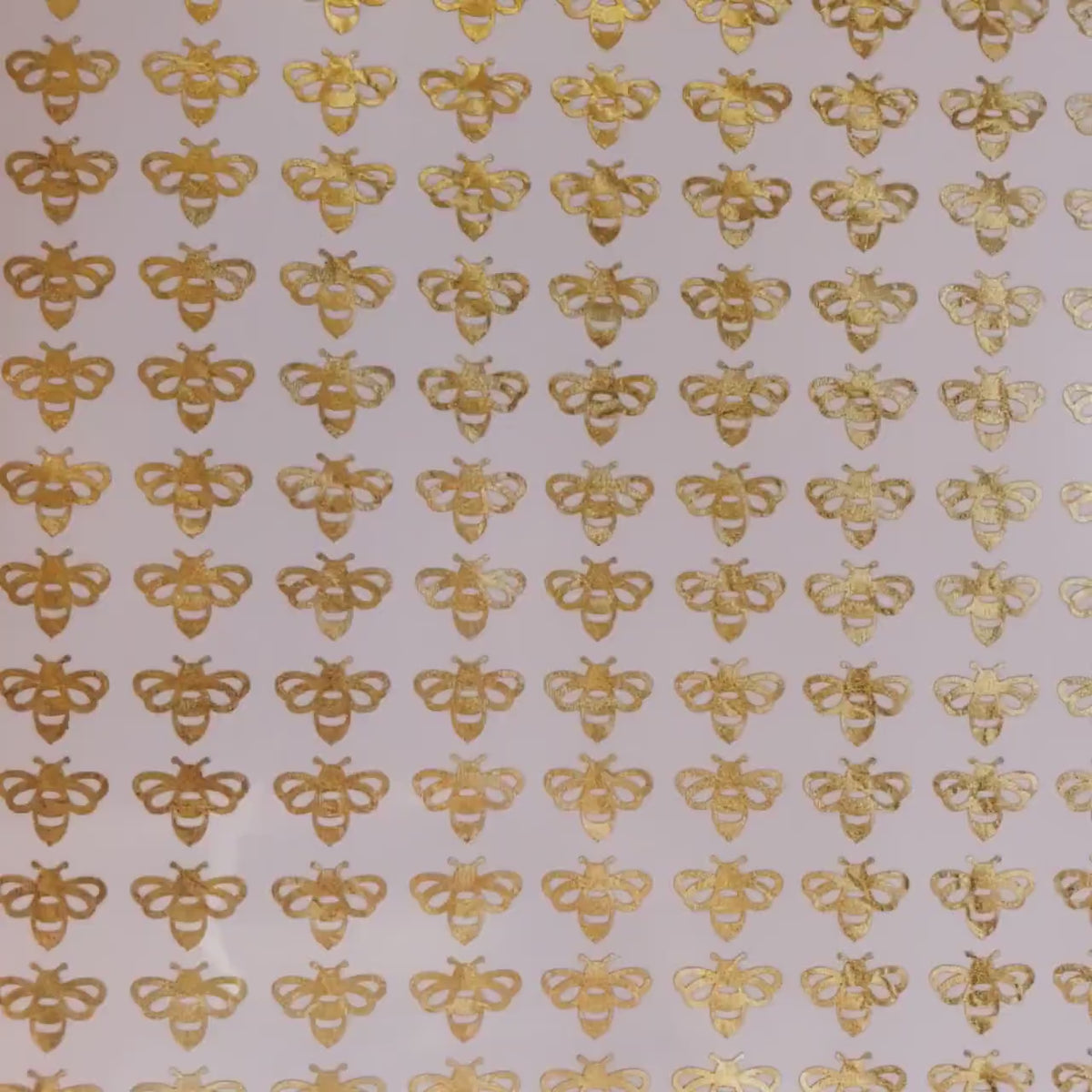 Gold Bee Stickers, wedding place card or meal choice stickers