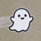 Cute Halloween Ghosts Die Cut Sticker Set for crafts, Trick or Treat bags, fall decor, spooky season stickers.