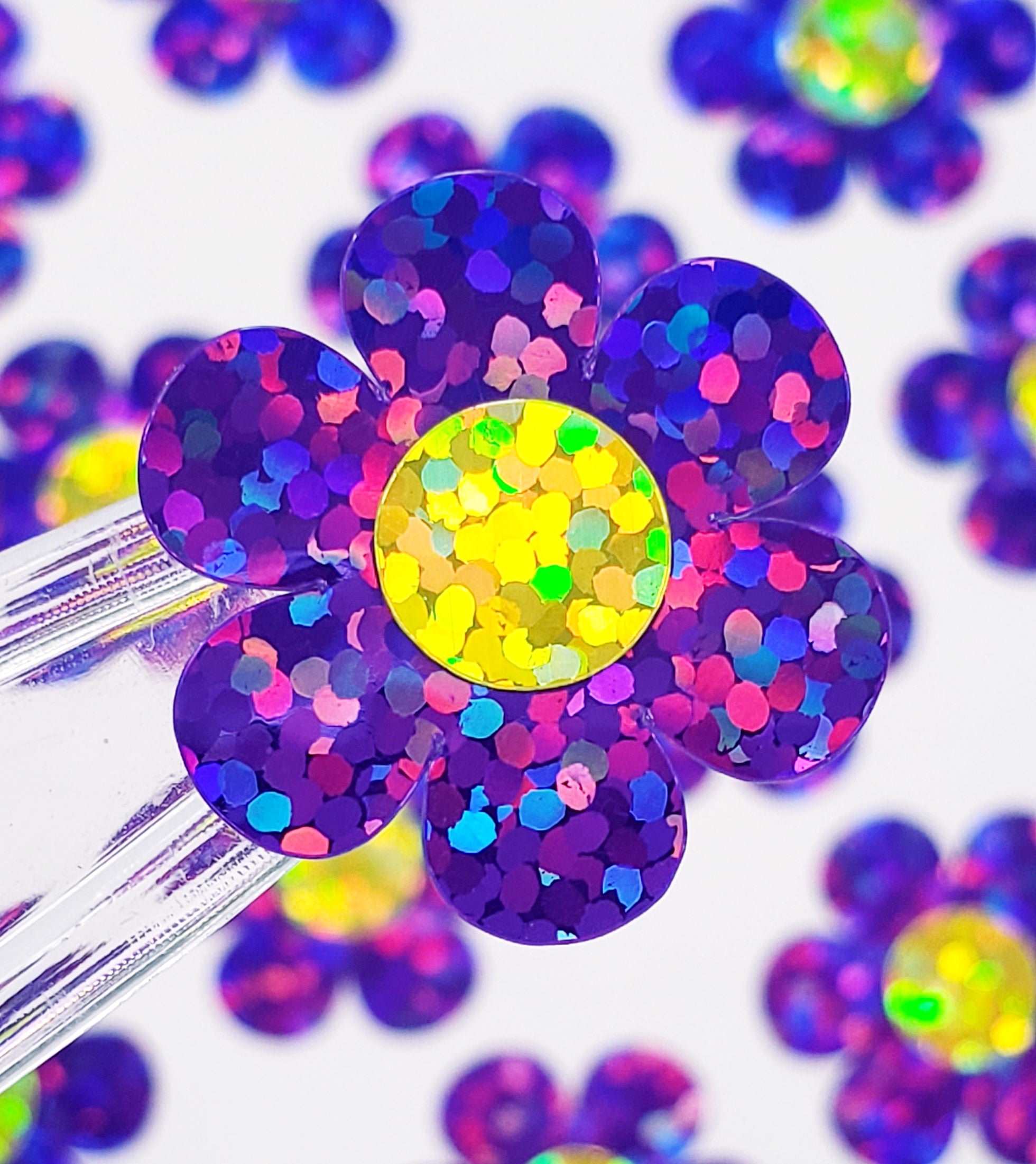 Purple Led Sticker Purple Daisy Stickers – Fairy Dust Decals