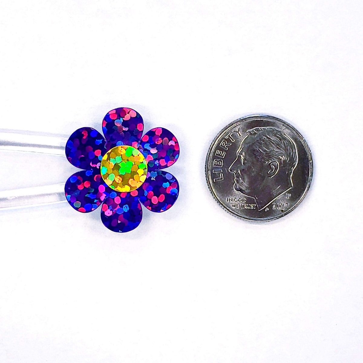 Purple Daisy Stickers