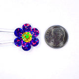 Purple Daisy Stickers