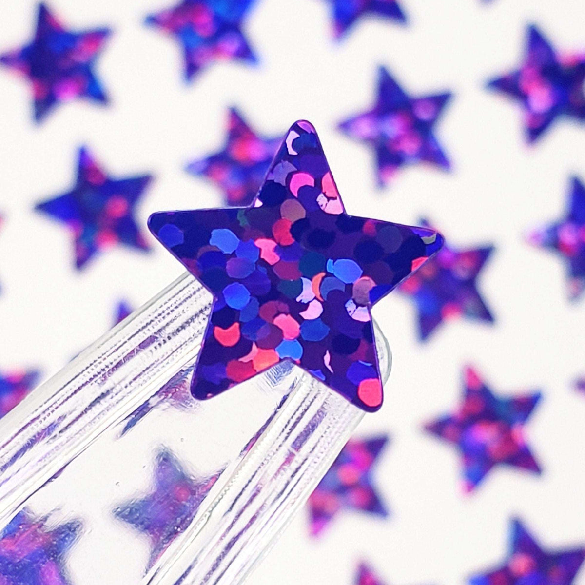 Purple Stars Sticker Sheet