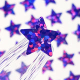 Purple Stars Sticker Sheet