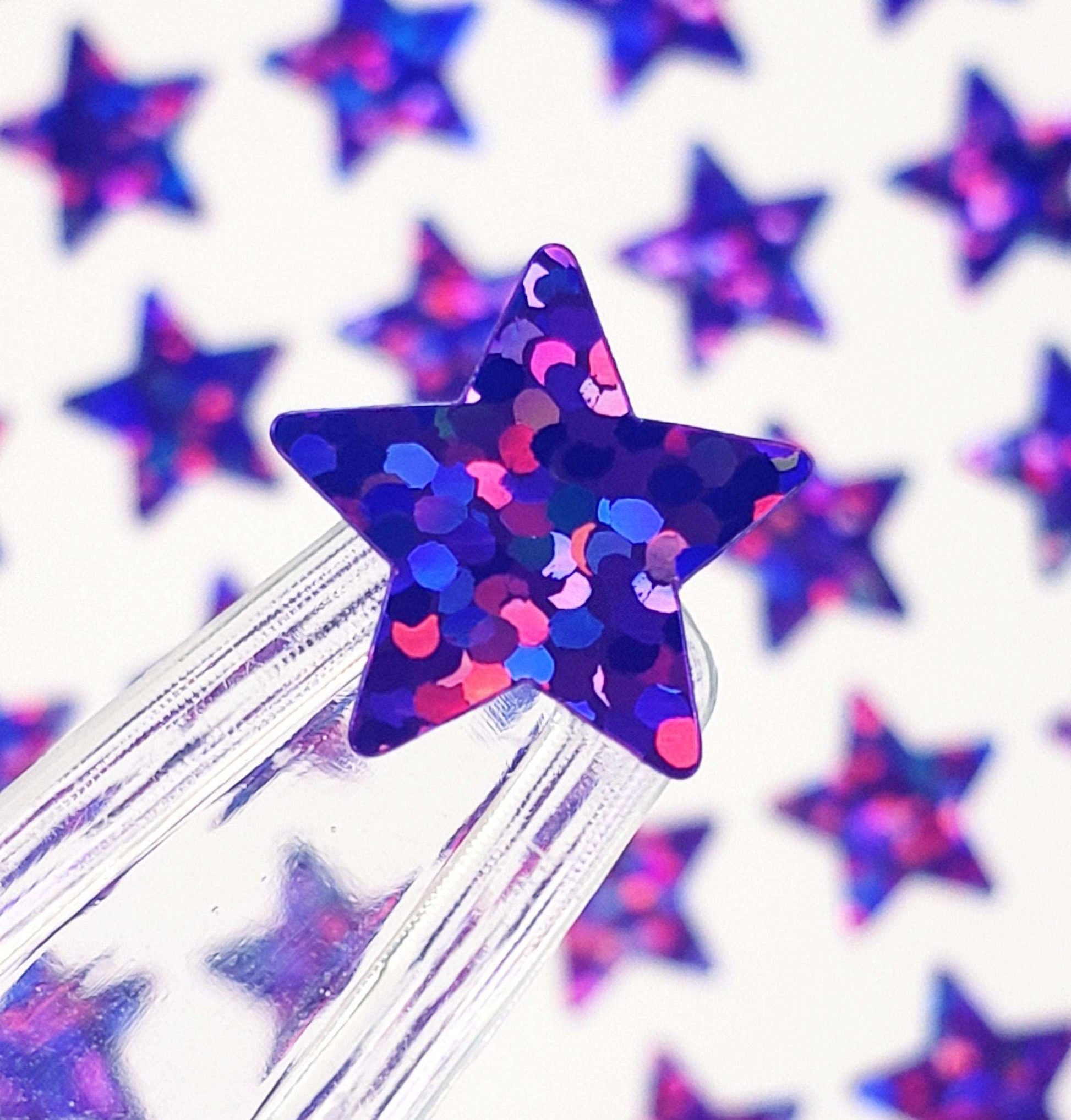 Purple Stars Sticker Sheet