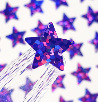 Purple Stars Sticker Sheet