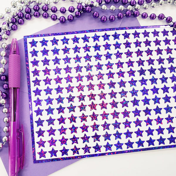 purple star stickers