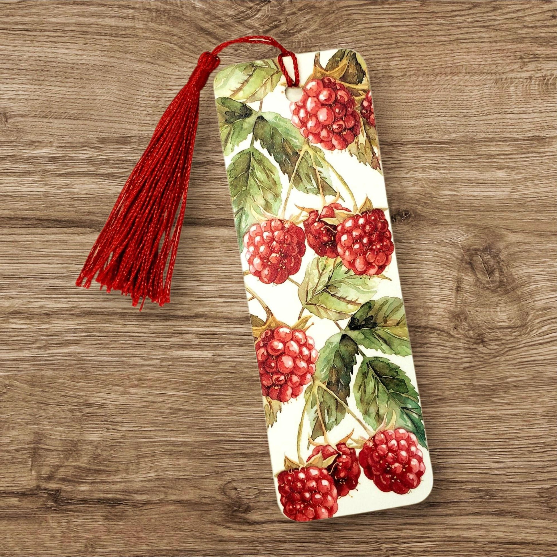 Raspberry Bookmark