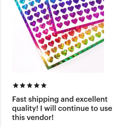 Rainbow Stars Stickers, set of 192