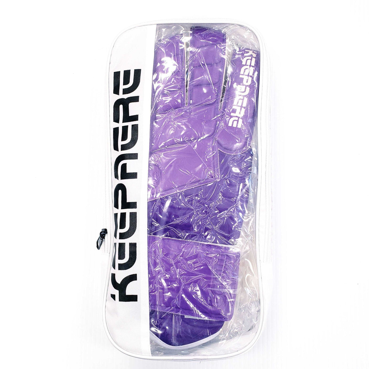 Goalkeeper Soccer Gloves, Purple & White - Keepaere Moda
