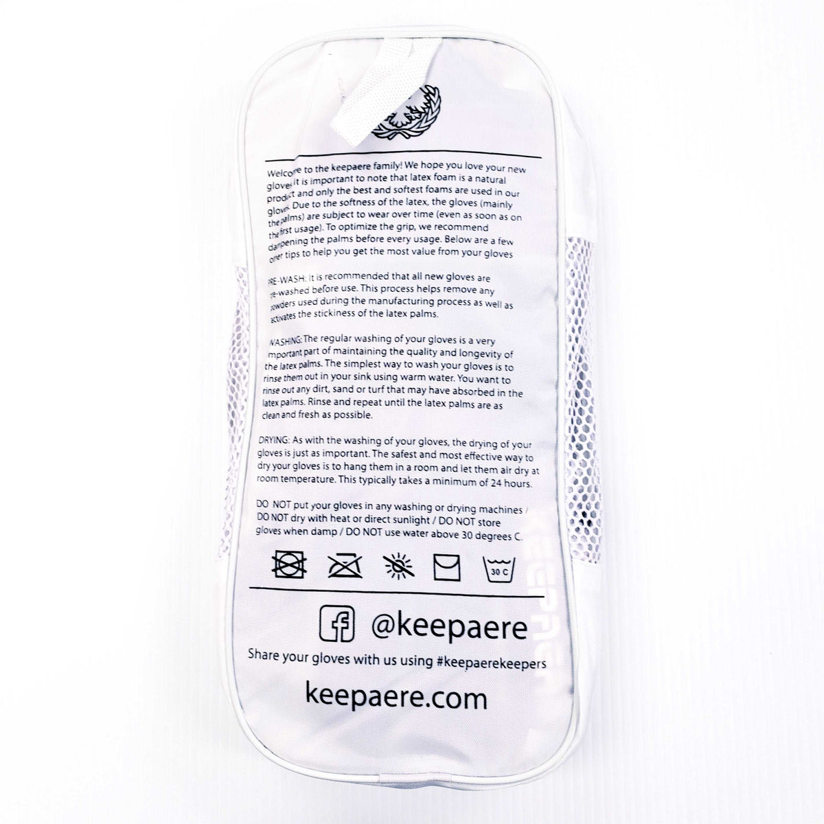 Goalkeeper Soccer Gloves, Purple & White - Keepaere Moda