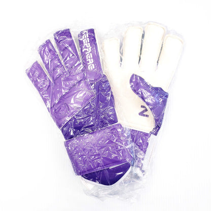 Goalkeeper Soccer Gloves, Purple & White - Keepaere Moda