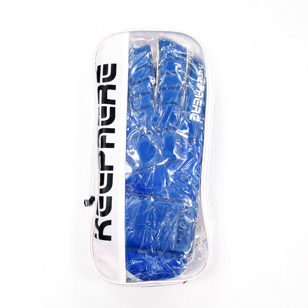 Goalkeeper Soccer Gloves, Blue & White - Keepaere Moda