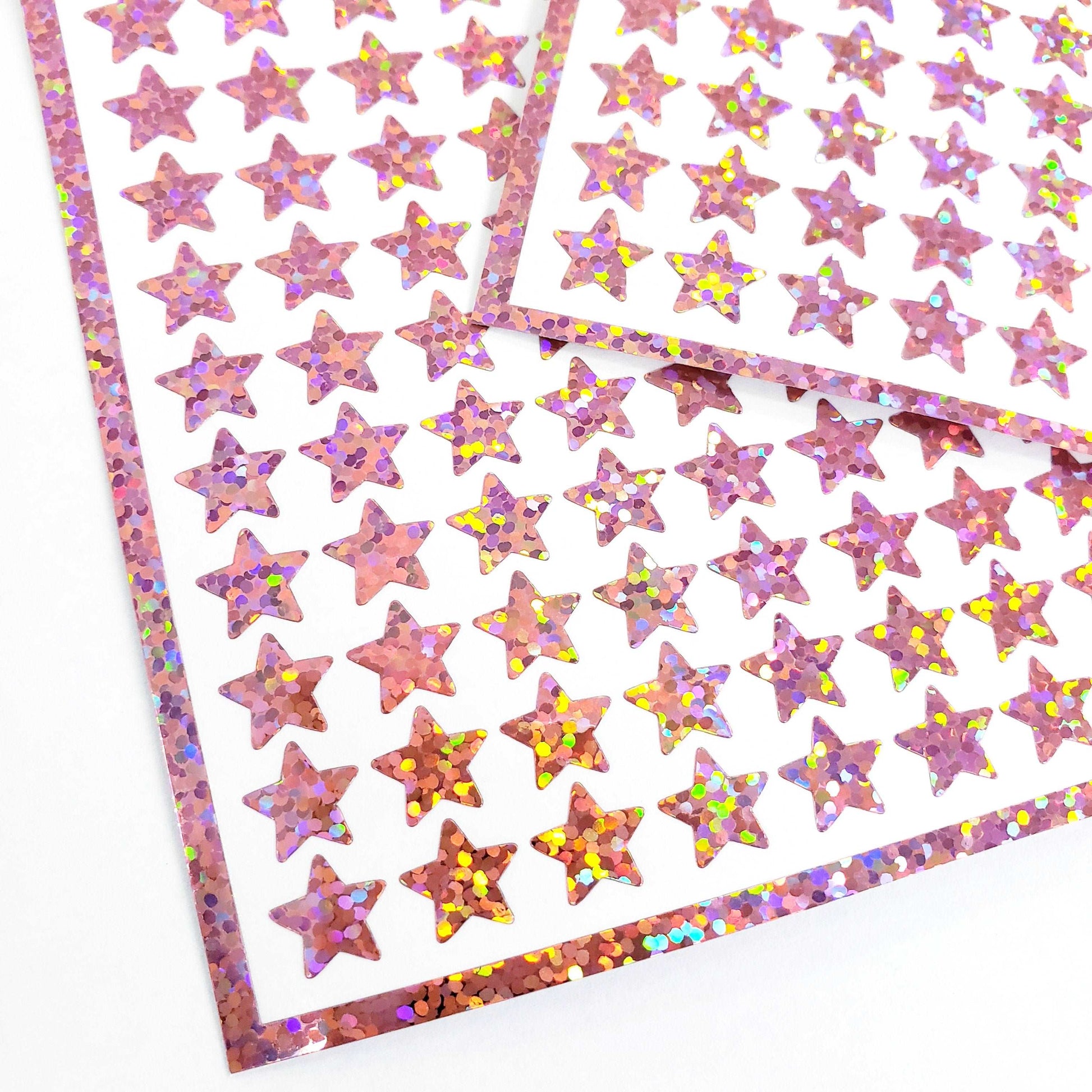 Light Pink Stars Stickers