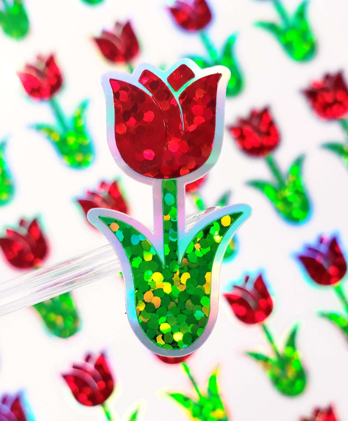 red tulip stickers