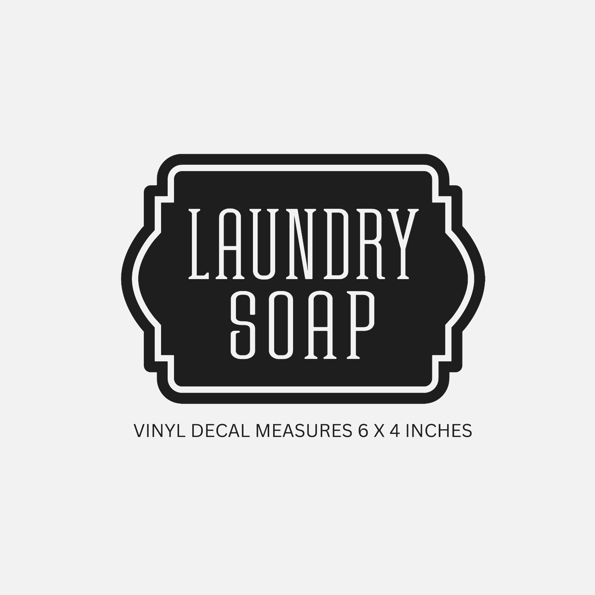 Laundry Soap Decal