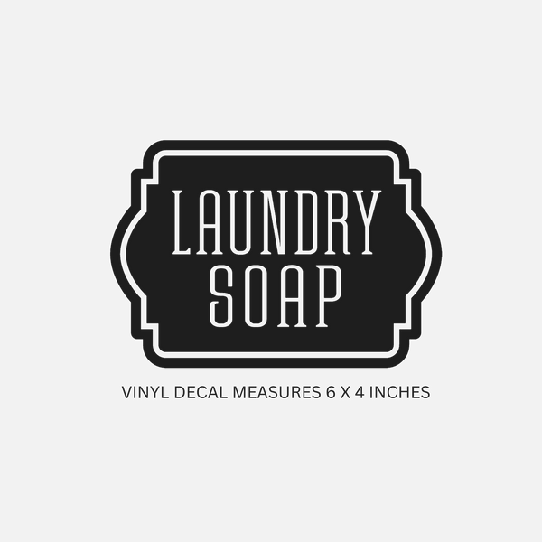 Laundry Soap Decal