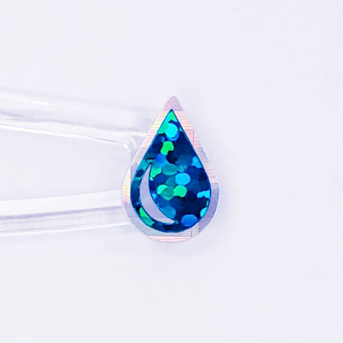 blue waterdrop sticker