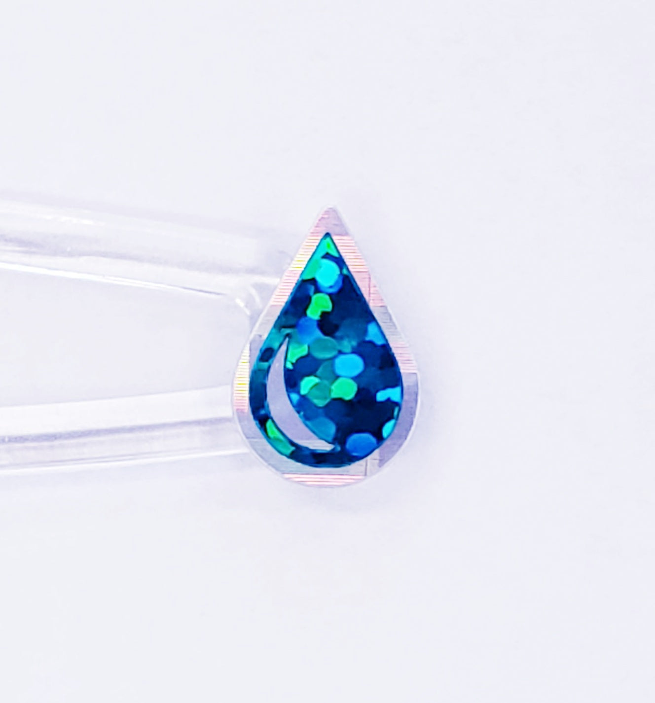 blue waterdrop sticker