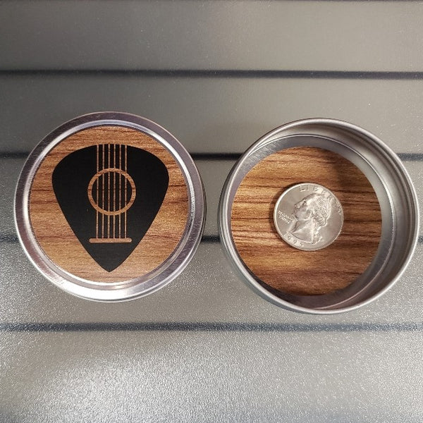 Six String Guitar Picks Container