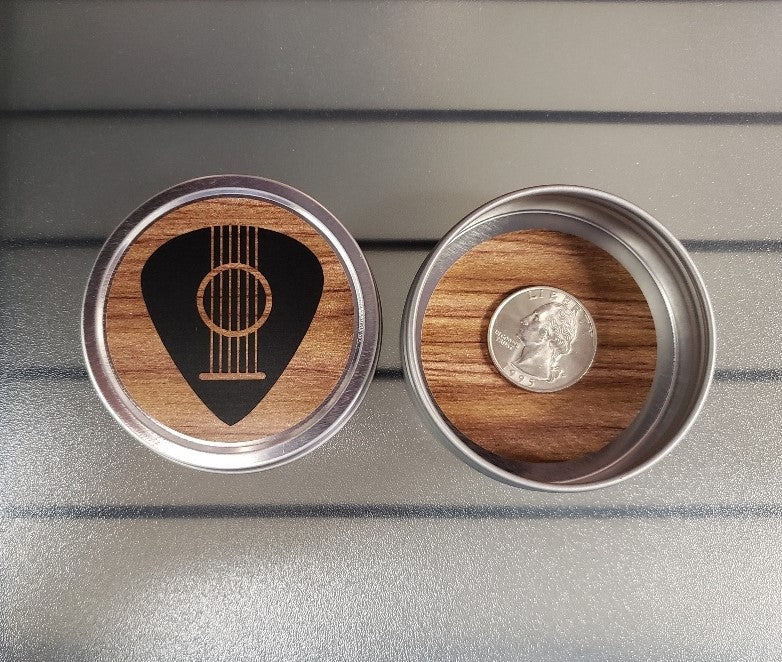 Six String Guitar Picks Container
