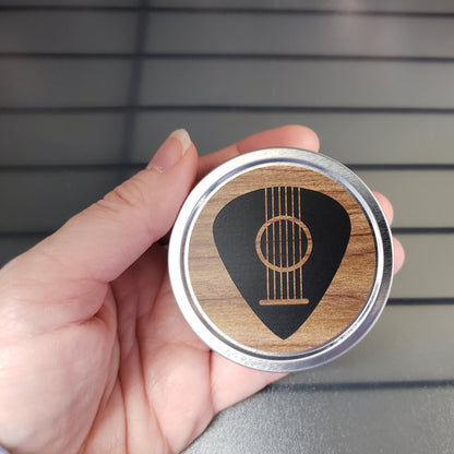 Six String Guitar Picks Container